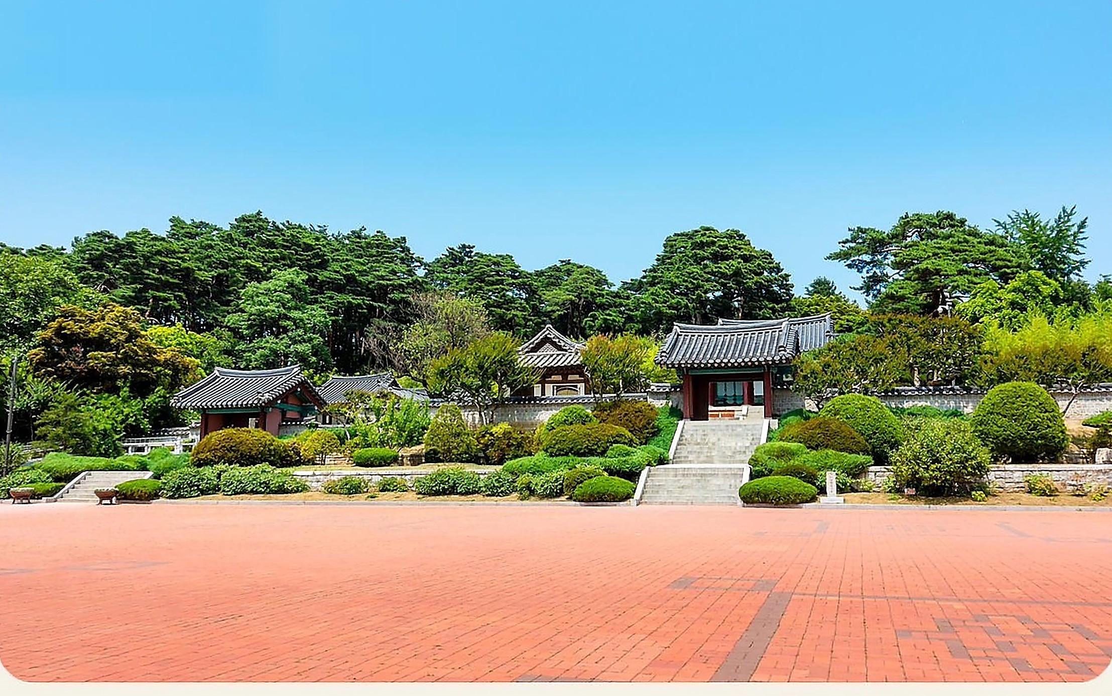 오죽헌 한옥과 정원